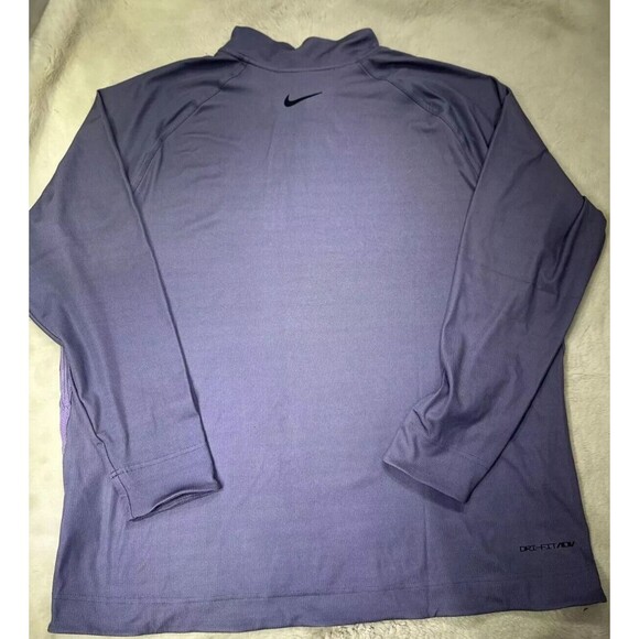 Nike Tour Men's Dri-FIT ADV 1/2-Zip Golf Top Jerse Size XL FD5833-509 Purple NEW - Picture 4 of 16
